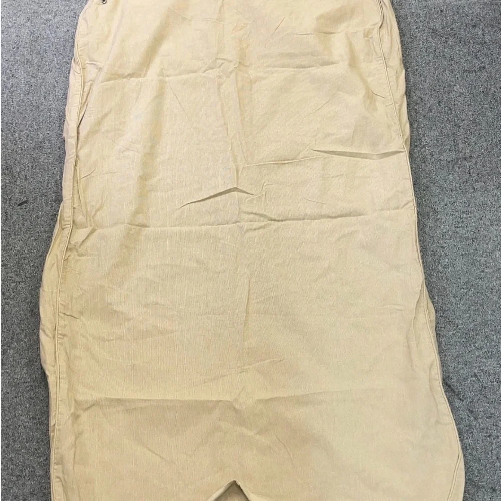 Vintage Gucci Garment Bag Set Of 3 Beige Cotton  Travel Suit Cover
